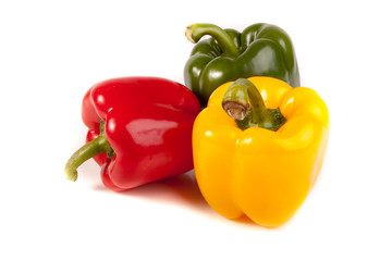 Ripe colored pepper
