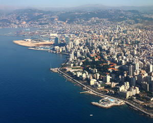 Naklejka premium Bejrut, Liban
