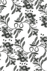 vector flower seamless