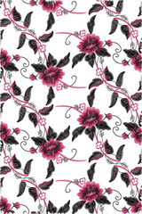 vector flower seamless