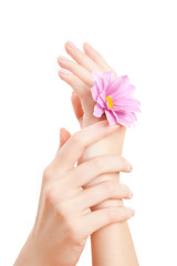 care for beautiful woman hands