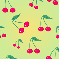 background with cherry