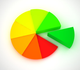 Fototapeta premium business chart