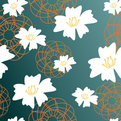 background with flowers