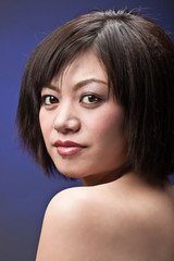 Fototapeta premium asian girl headshot