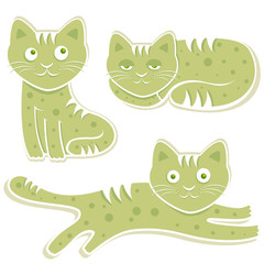 sweet cats vector