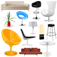 interior objects big set