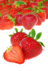 Erdbeere freigestellt - strawberry isolated 09