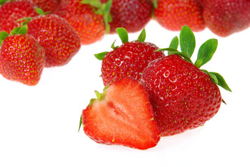 Erdbeere freigestellt - strawberry isolated 11