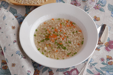 Minestra d orzo - Primi piatti - Cucina Vegetariana