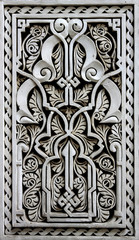 Detail from building in Rabat, Morocco