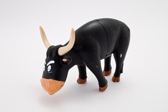 taureau en plastique
