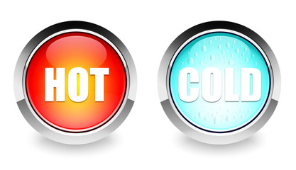 Hot and cold buttons