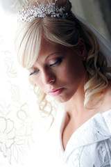 Pretty young adult bride