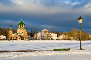 Obraz premium Ostankinsky pond, Moscow, Russia