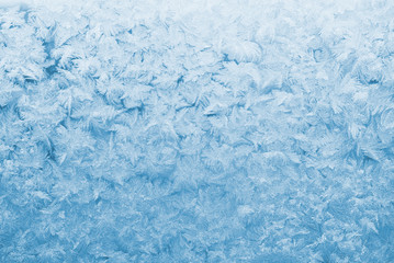 Light blue frozen glass