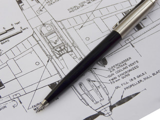 Scheme with pen