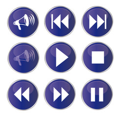 Musik Player Buttons