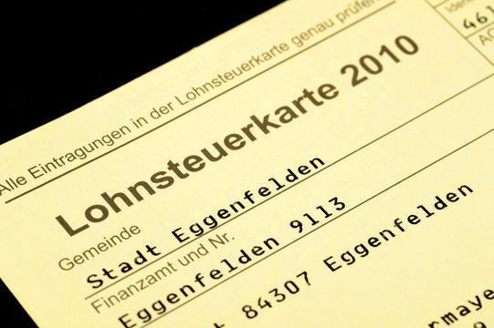 Lohnsteuerkarte