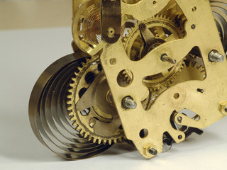 Clockwork fragment close up