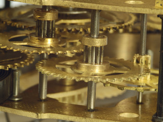 Clockwork fragment close up