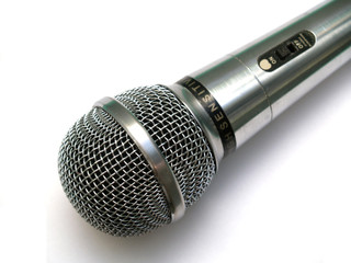 Silver Microphone