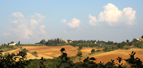 Sunny view over Passignano, Tuscany, Italy, Europe.