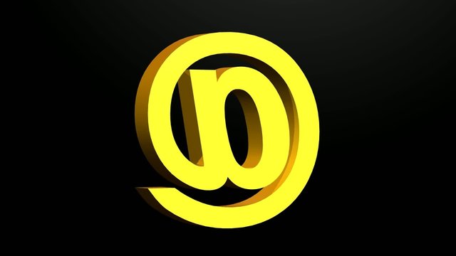 @ Symbol Gold - 360&deg; Animation