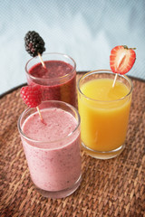 Smoothies and juices