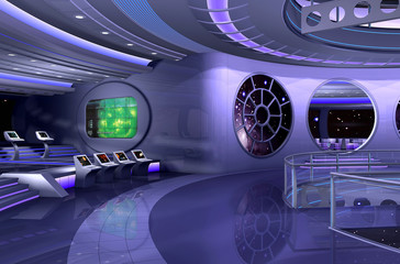 3D spaceship © MaxFX