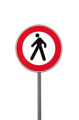 Divieto di transito ai pedoni