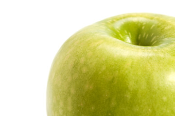 apple close up on top