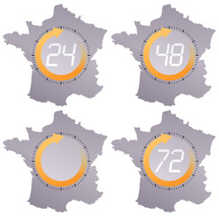 Délai de livraison orange en France (détouré)