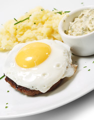 Beef Steak with Fried Egg