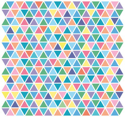 Naklejka na ściany i meble mosaic abstract triangle background - vector illustration