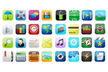 mobile phone icons