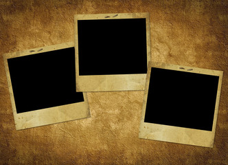 Vintage card from old paper on the abstract background