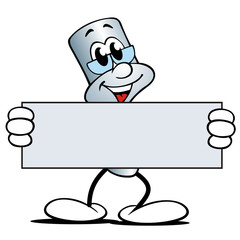 Metall-Figur Schild