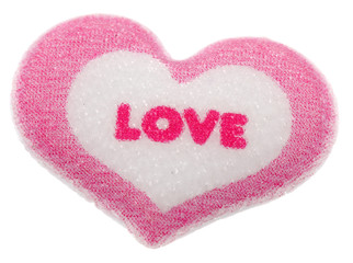 coeur love fond blanc