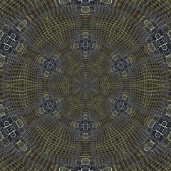 Abstract circular tile deisgn