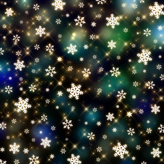 雪の結晶の背景