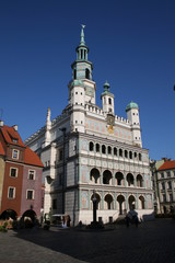 Old Town hall in Poznan in Poland