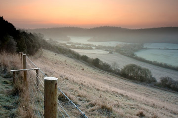 Frosty English Countryside