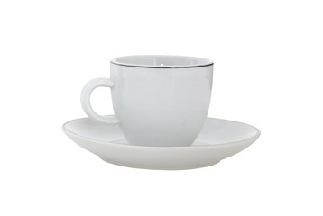 cup for coffee on white background