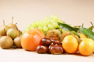 Autumn fruits