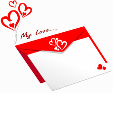 Valentine's Greeting Envelope