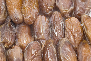 Textura de los dátiles.