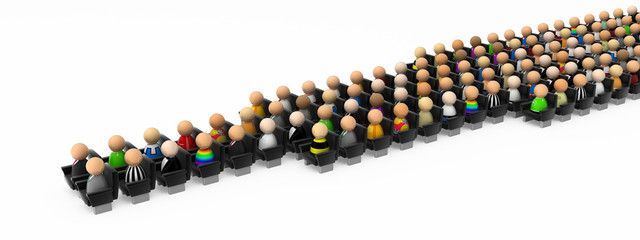 Cartoon Crowd, Passenger Seats