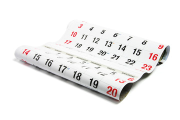 Fototapeta na wymiar Calendar