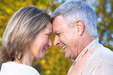Fototapeta premium elderly seniors couple